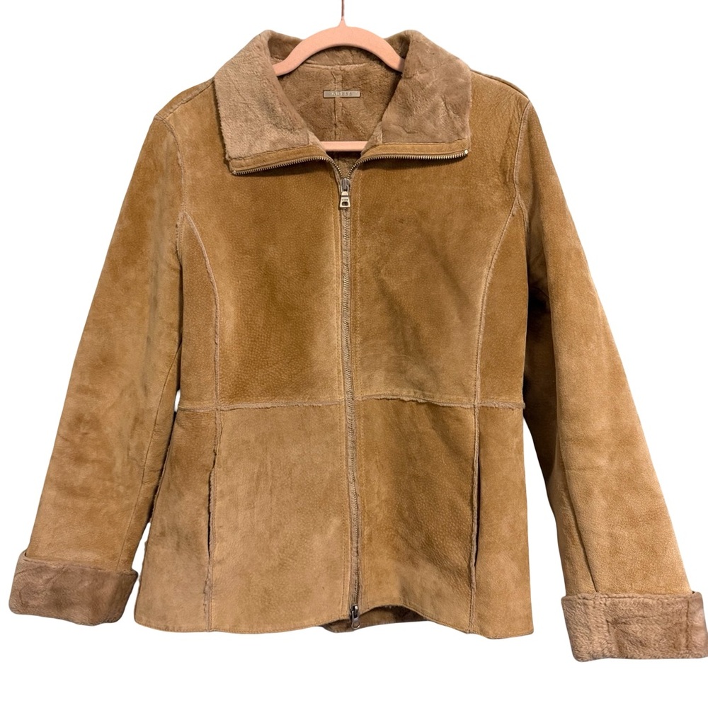vintage y2k Guess 100% suede leather‎ jacket size Small.